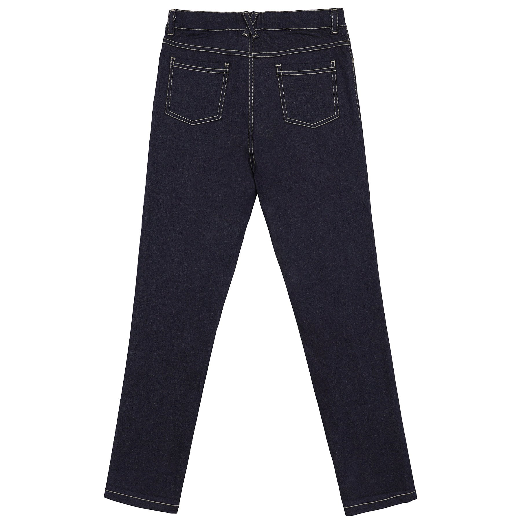 Pantalon jean bleu foncé, Fille 2-14 ans