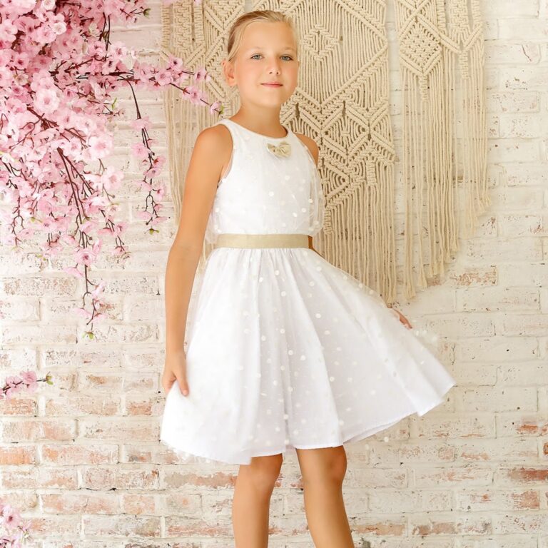 Robe C?�r?�monie Tulle Blanche | Filles 2-16 ans | La Faute ?� Voltaire