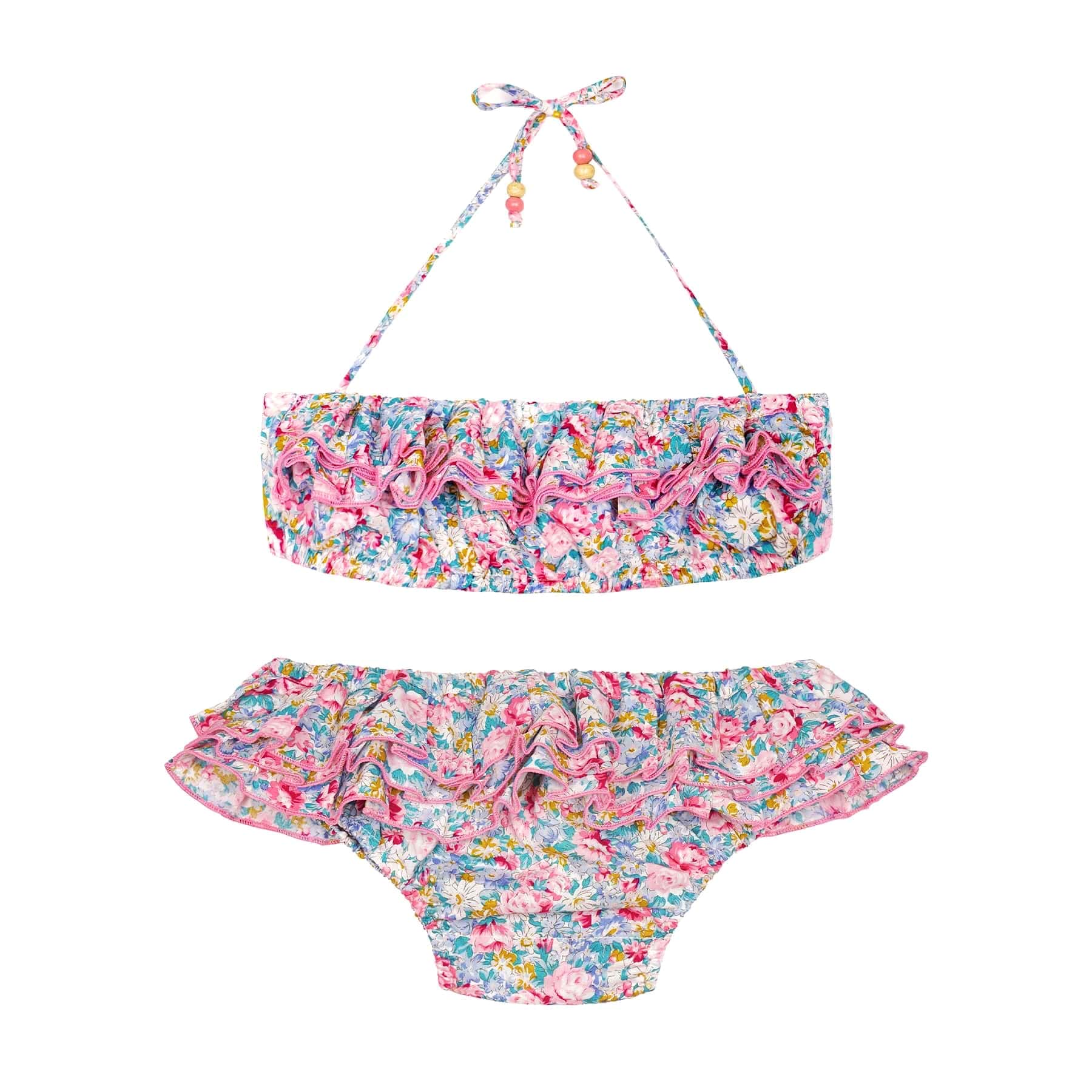 10 maillots de bain pour enfant - Maillots de bain fille à fleurs et garçon  à carreaux, par Petit Bateau