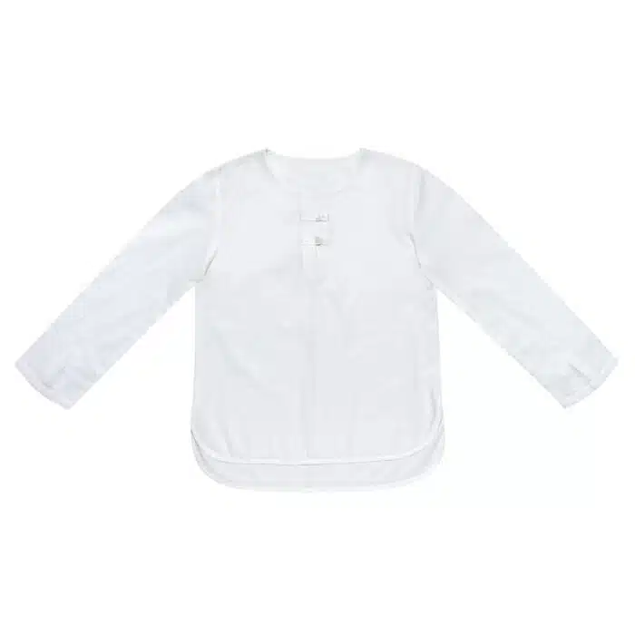 ❤️ Summer shirt boy | white cotton | ROBINSON – Image 3