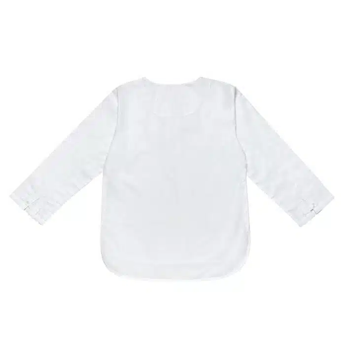 ❤️ Summer shirt boy | white cotton | ROBINSON – Image 5
