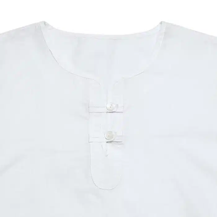 ❤️ Summer shirt boy | white cotton | ROBINSON – Image 4