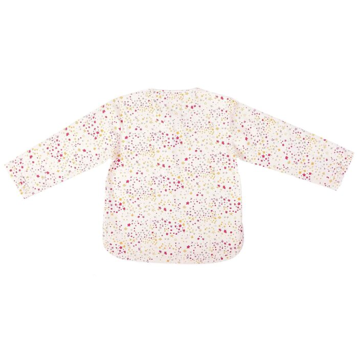 Jolie chemise intersaison en coton blanc avec des étoiles jaune et rouge pour garçon. Chemise de la marque de mode pour enfants et ados LA FAUTE A VOLTAIRE.