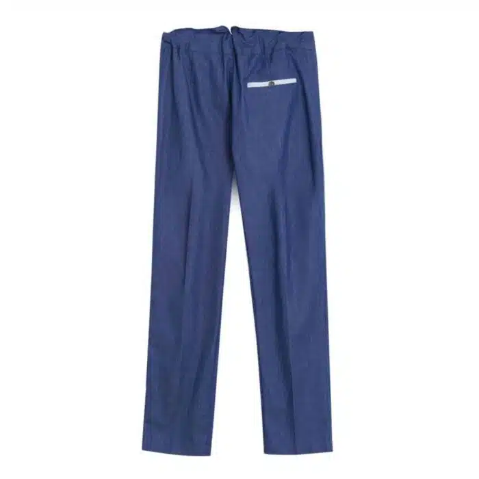 Pantalon à pinces de costume en coton bleu marine garçons pour mariage de la marque de mode pour enfants LA FAUTE A VOLTAIRE