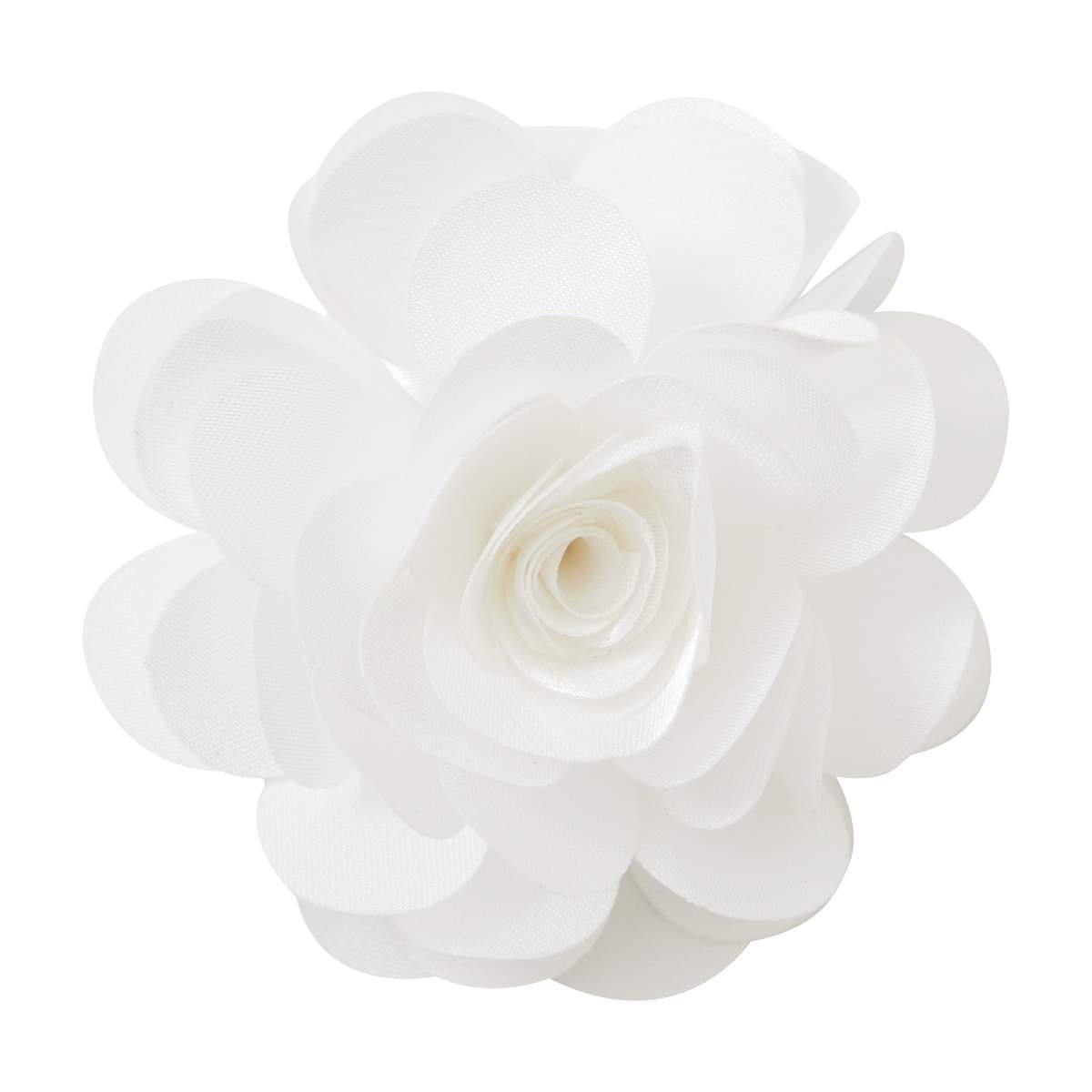 Pince cheveux fille fleur rose blanche en acrylique. Idéale comme accessoire de mariage, à pincer sur une robe, une blouse, dans les cheveux.